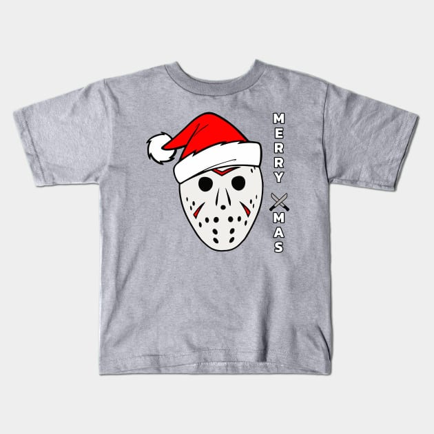 Merry Friday the 13th Kids T-Shirt by HellraiserDesigns